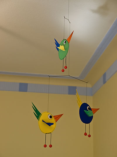 Bild eines Mobiles in den Praxisräumen